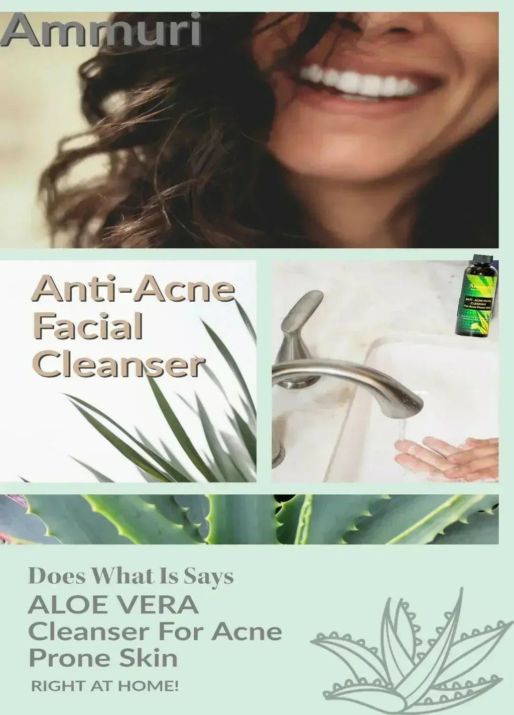 3-in-1 Deep Cleansing Milk for Makeup Removal & Soft Skin | Ammuri