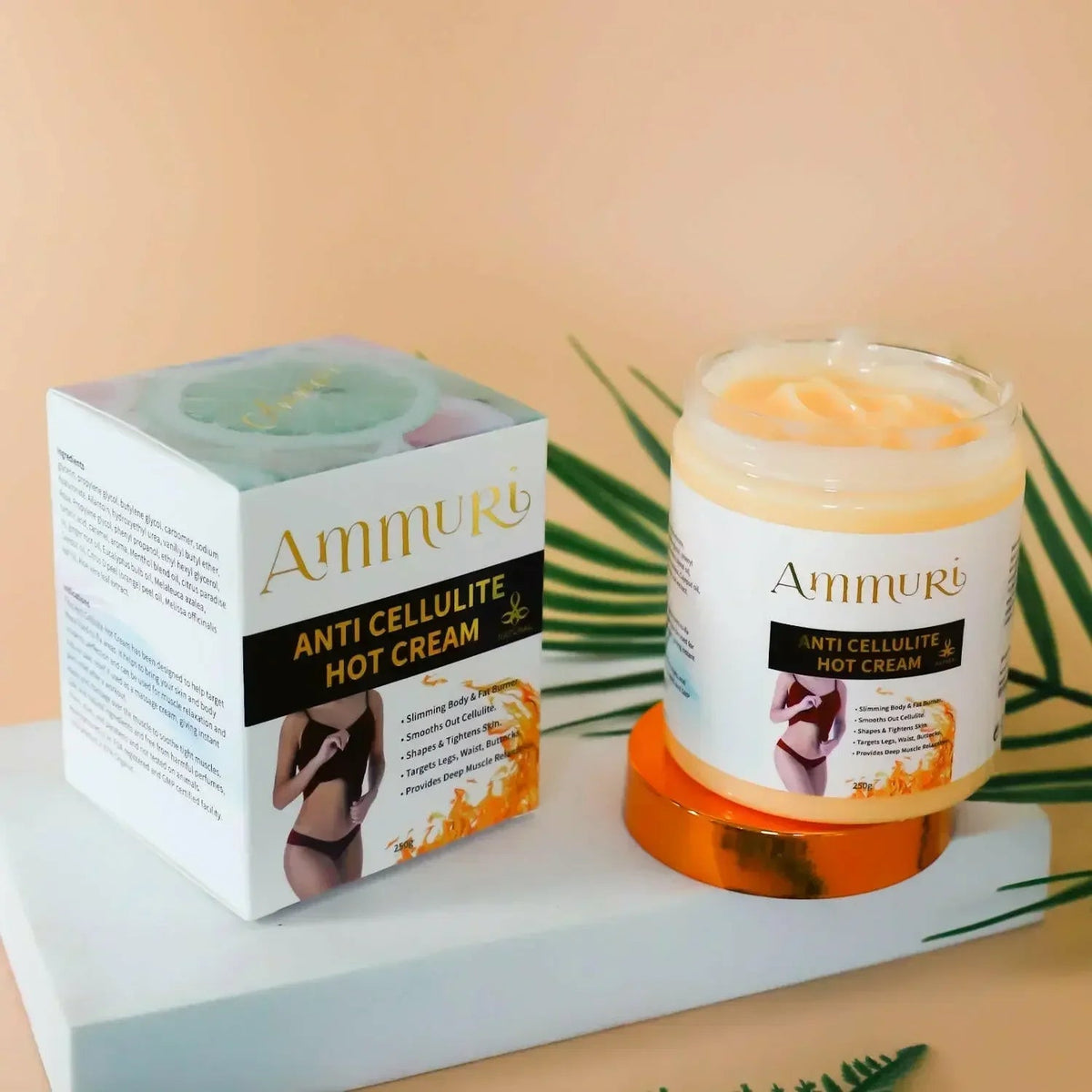 Toning & Firming Body Cream for Smoother-Looking Skin (250g) | Ammuri