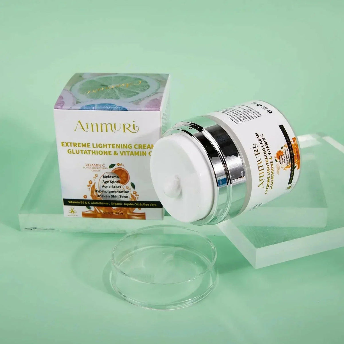 Brightening Moisturiser for Face & Body (50g) | Ammuri