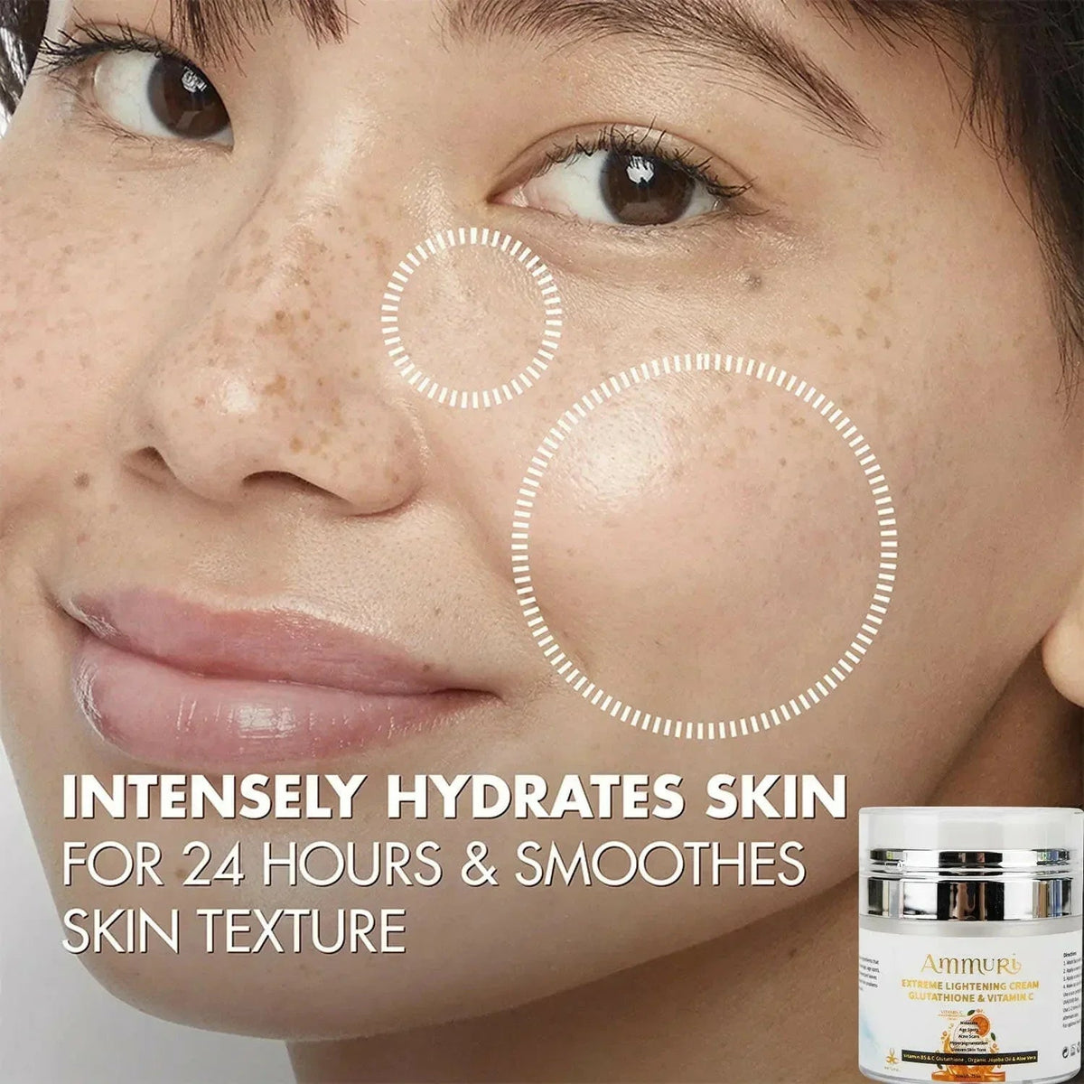 Brightening Moisturiser for Face & Body (50g) | Ammuri