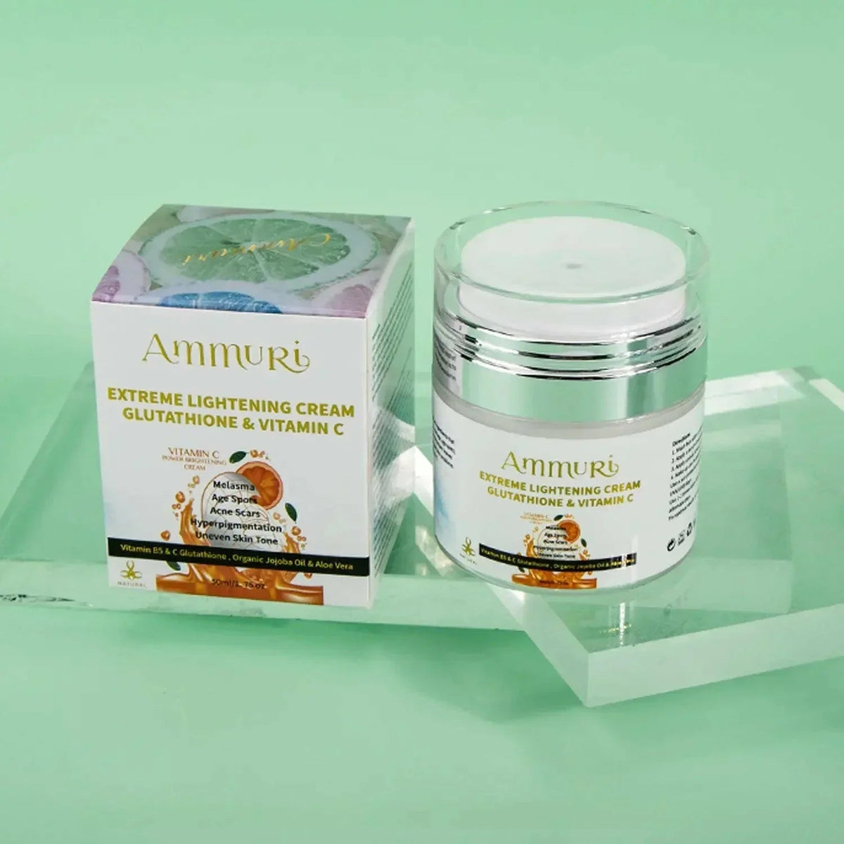 Brightening Moisturiser for Face & Body (50g) | Ammuri