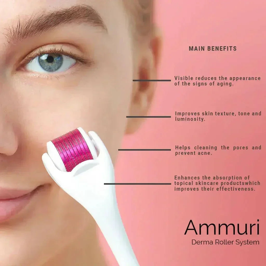 Titanium 540 Micro-Needle Derma Roller | Ammuri