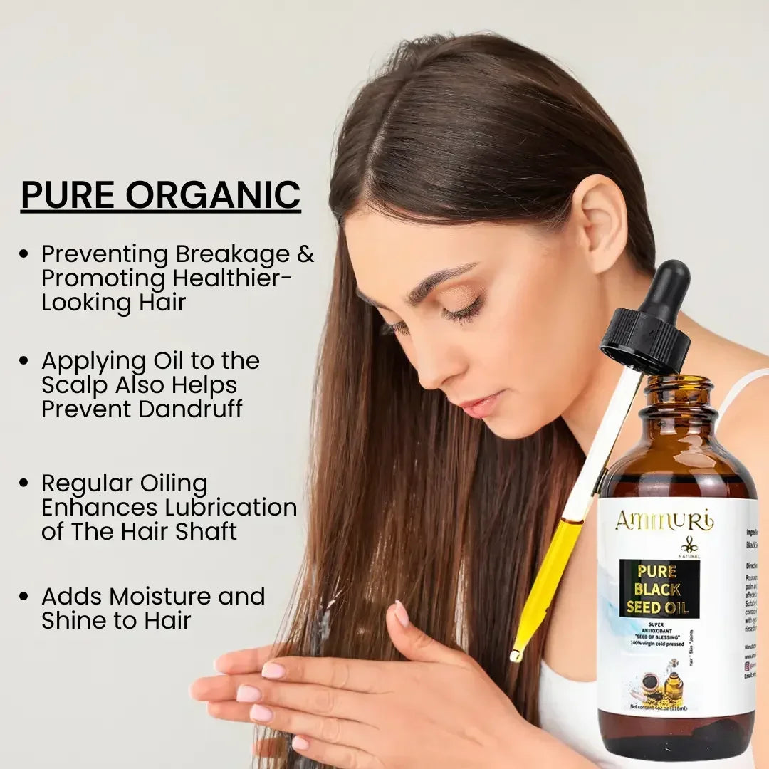 Cold-Pressed Black Seed Oil for Skin & Hair | Ammuri