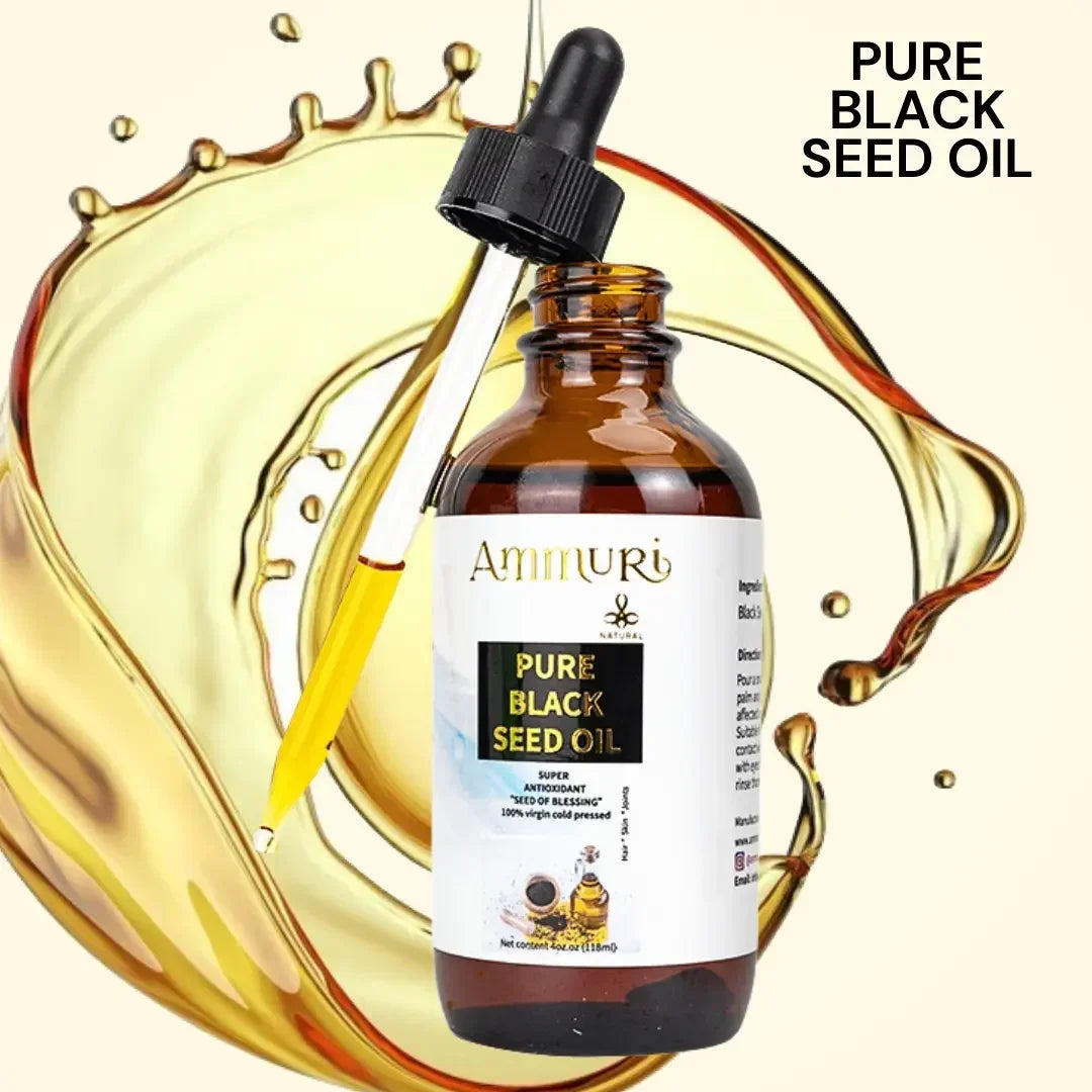Cold-Pressed Black Seed Oil for Skin & Hair | Ammuri