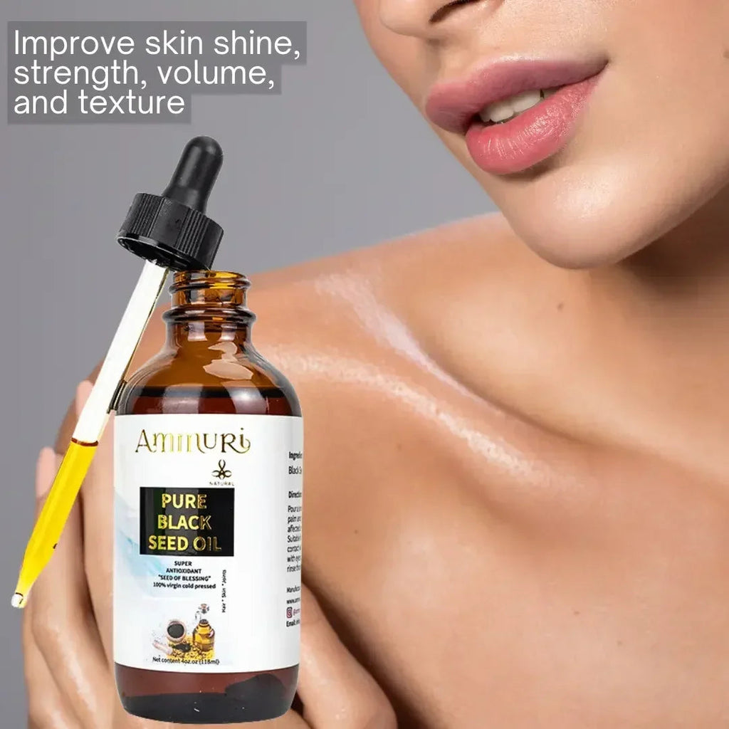 Cold-Pressed Black Seed Oil for Skin & Hair | Ammuri