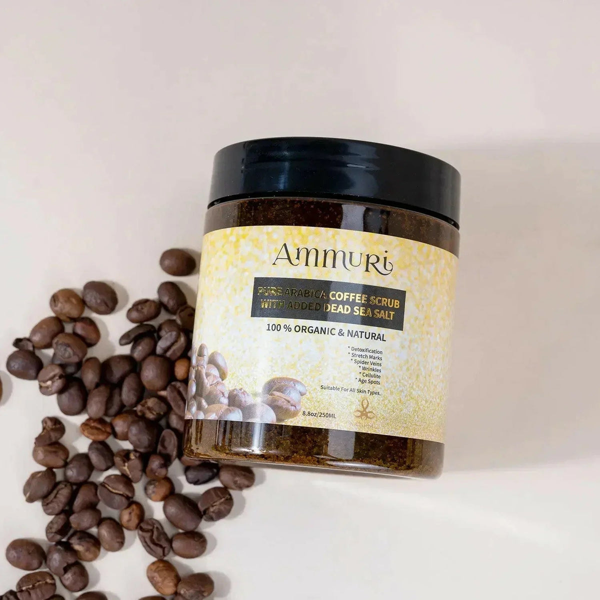 Arabica Coffee Scrub Face Mask for Exfoliation & Glow | Ammuri