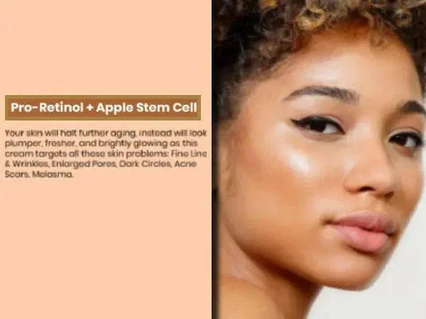 Retinol & Apple Stem Cell Face Cream for Fine Lines (50ml) | Ammuri