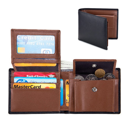 Men's Short Wallet Genuine Leather Trifold Wallet - 𝓢𝓱𝓸𝓹𝓵𝓮𝓬𝔂
