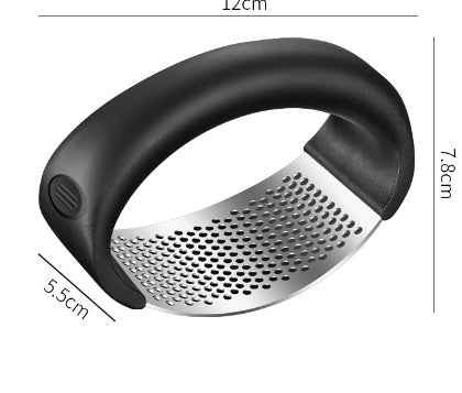 Stainless Steel Garlic Masher Garlic Press Household Manual Curve Fruit Vegetable Tools Kitchen Gadgets - 𝓢𝓱𝓸𝓹𝓵𝓮𝓬𝔂