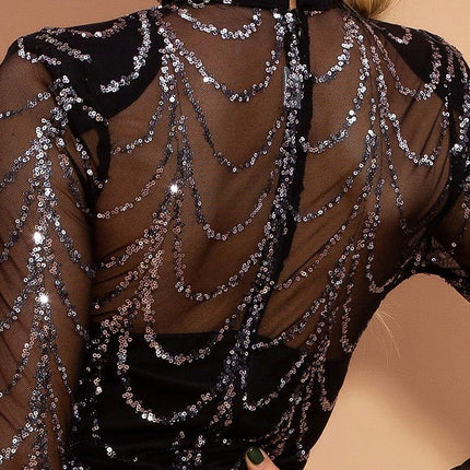 Sequins Women Maxi Dresses Long Sleeve Female Party Dresses - 𝓢𝓱𝓸𝓹𝓵𝓮𝓬𝔂