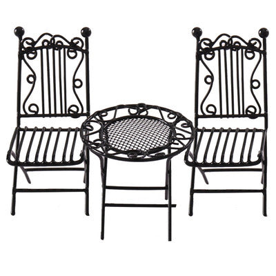 Iron Art Table And Chair Coffee Table And Chair Mini Model - 𝓢𝓱𝓸𝓹𝓵𝓮𝓬𝔂