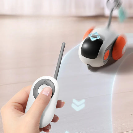 Remote Control Interactive Cat Car Toy USB Charging Chasing Automatic Self-moving Remote Smart Control Car Interactive Cat Toy Pet Products - 𝓢𝓱𝓸𝓹𝓵𝓮𝓬𝔂