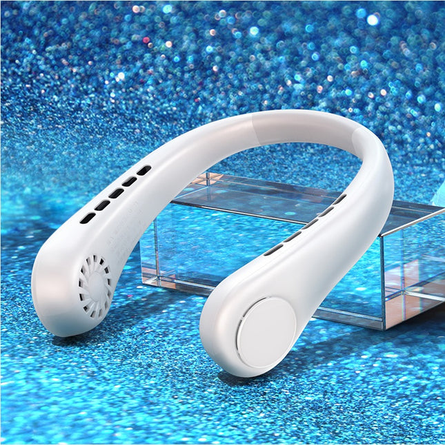 New Mini Neck Fan Portable Bladeless Hanging Neck Rechargeable Air Cooler Mini Summer Sports Fans - 𝓢𝓱𝓸𝓹𝓵𝓮𝓬𝔂