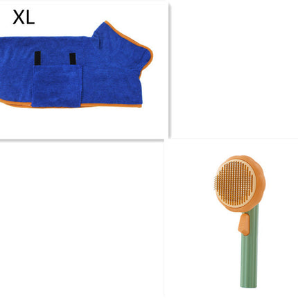 New Pet Cat Brush Hot Selling Hand-held Steel Wire Self-cleaning Comb Looper For Hair Removal - 𝓢𝓱𝓸𝓹𝓵𝓮𝓬𝔂