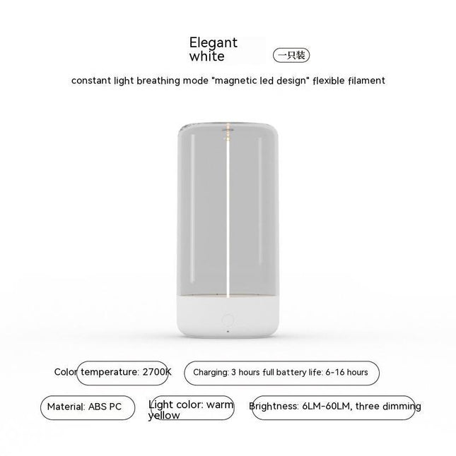 New LED Camping Light Type-c Rechargeable Portable Night Light With High Transparency And Anti Drop Creative Atmosphere Light - 𝓢𝓱𝓸𝓹𝓵𝓮𝓬𝔂