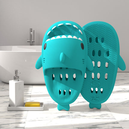 Shark Slippers With Drain Holes Shower Shoes For Women Quick Drying Eva Pool Shark Slides Beach Sandals With Drain Holes - 𝓢𝓱𝓸𝓹𝓵𝓮𝓬𝔂