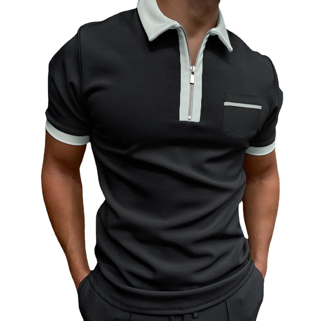 Men's Lapel Fashion Slim Pocket Men's T-Shirt POLO Shirt - 𝓢𝓱𝓸𝓹𝓵𝓮𝓬𝔂