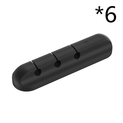 Silicone USB Cable Winder Desktop Cable Organizer Management Multipurpose Clips Cables Protector For Wired Headphones - 𝓢𝓱𝓸𝓹𝓵𝓮𝓬𝔂