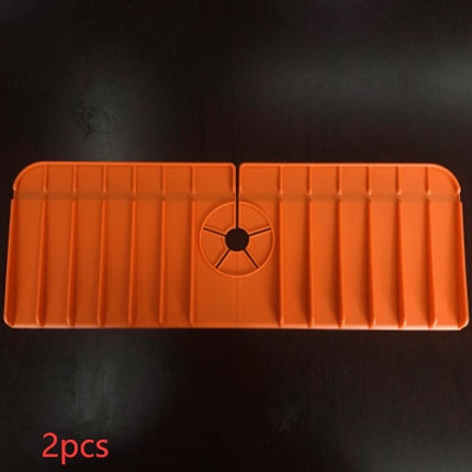 Kitchen Silicone  Faucet Absorbent Mat Sink Splash Guard Silicone Faucet Splash Catcher Countertop Protector For Bathroom Kitchen Gadgets - 𝓢𝓱𝓸𝓹𝓵𝓮𝓬𝔂