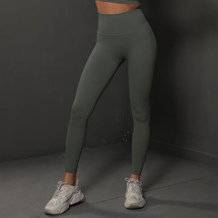 High Waist Seamless Yoga Pants Women's Solid Color Full Length Leggings Fitness Hip Up Running Sport Gym Legging Outfits - 𝓢𝓱𝓸𝓹𝓵𝓮𝓬𝔂