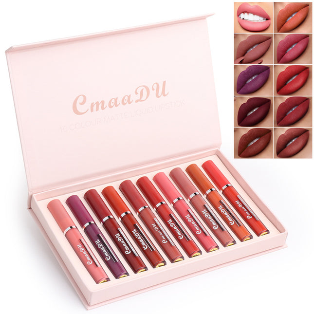 Women's Non-stick Cup Waterproof Matte Lipstick - 𝓢𝓱𝓸𝓹𝓵𝓮𝓬𝔂