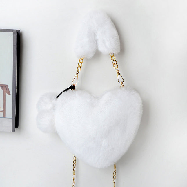 Love Bags Soft Plush Handbags Women Valentine's Day Party Bag - 𝓢𝓱𝓸𝓹𝓵𝓮𝓬𝔂