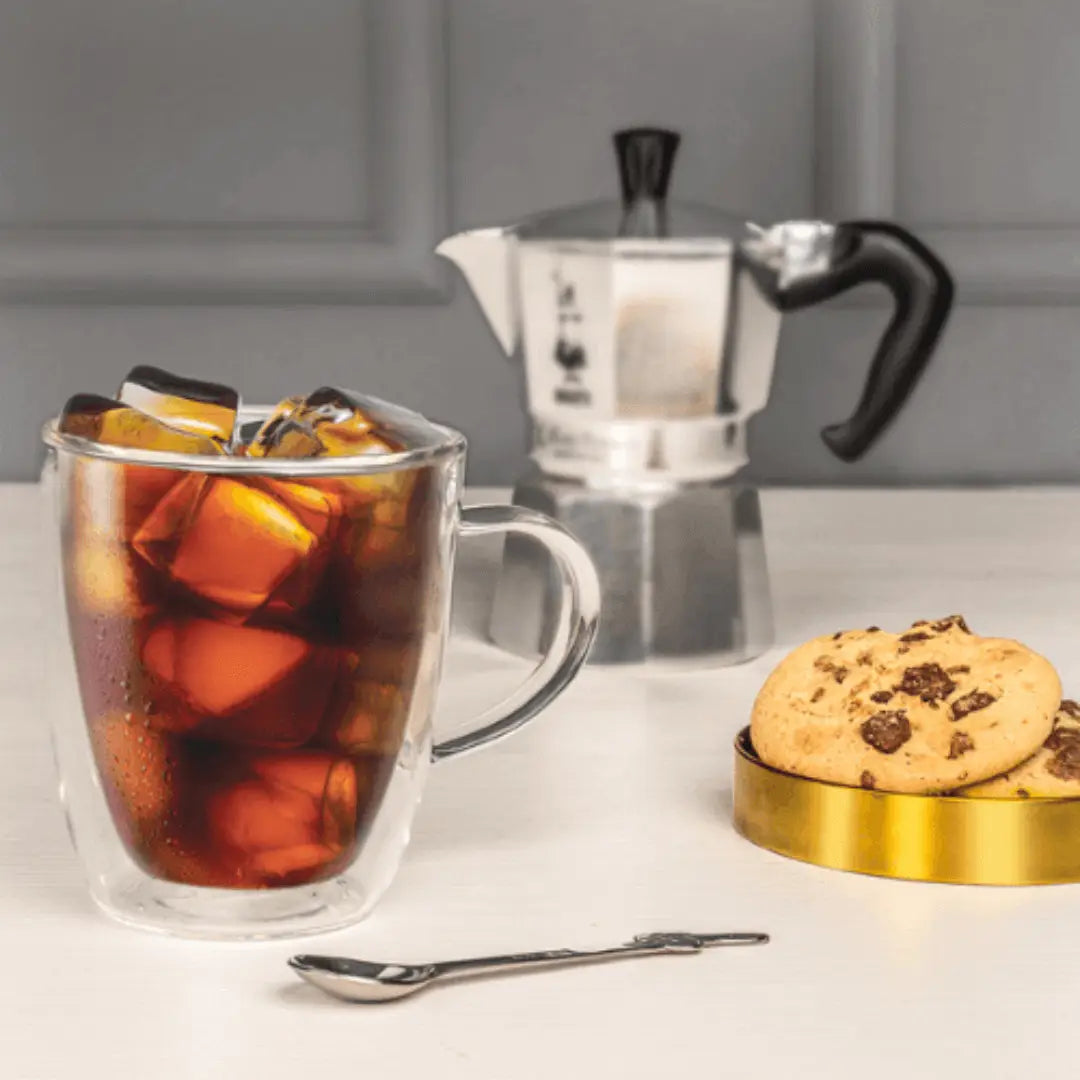Capri Double Walled Glass Mugs (350ml - Set of 2)