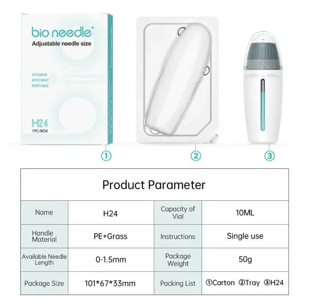 6-in-1 Microneedle Derma Roller Kit for Face, Body & Scalp | Ammuri