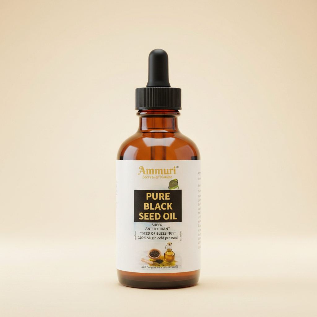 Cold-Pressed Black Seed Oil for Skin & Hair | Ammuri