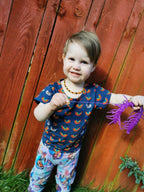 Boob Over the Rainbow Kids top