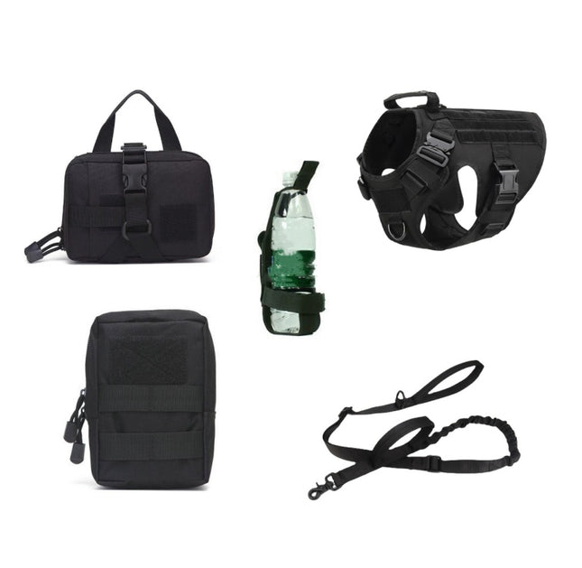 Tactical Dog Harness Pet German Shepherd K9 Training Vest Dog Harness And Leash Set For All Breeds Dogs - 𝓢𝓱𝓸𝓹𝓵𝓮𝓬𝔂