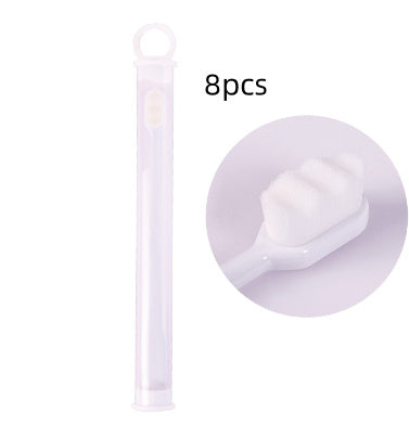 Ultra-fine Toothbrush Super Soft Bristle Deep Cleaning Brush Portable For Oral Care Tools Teeth Care Oral Cleaning Travel - 𝓢𝓱𝓸𝓹𝓵𝓮𝓬𝔂