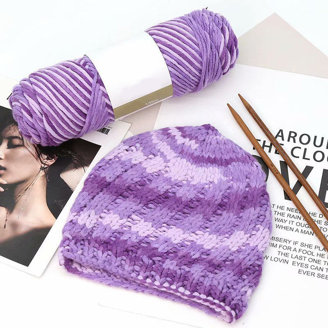 8 Strands Of Gradient Milk Cotton Wool Hand-knitted Medium Thick - 𝓢𝓱𝓸𝓹𝓵𝓮𝓬𝔂