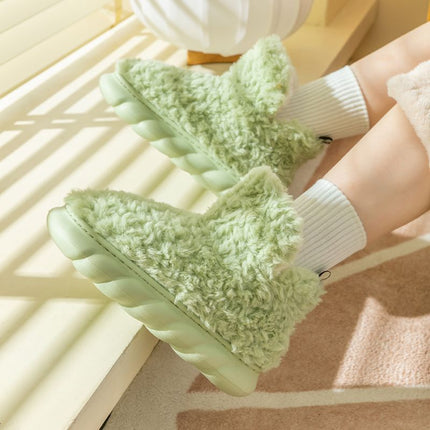 Winter Package Heeled Waterproof Home Indoor And Outdoor Wear Cute High Helper Cotton Slippers - 𝓢𝓱𝓸𝓹𝓵𝓮𝓬𝔂