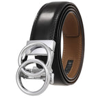 Chrome Buckle 3633 Black Belt