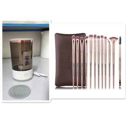 Women Eye Shadow Brush Cleaning Tool Portable Electric Makeup Brush Cleaner Machine With USB Charging Automatic Cosmetic Brush - 𝓢𝓱𝓸𝓹𝓵𝓮𝓬𝔂