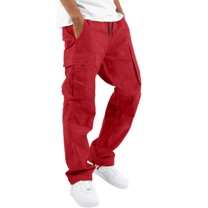 Men's Workwear Drawstring Multi-pocket Casual Pants - 𝓢𝓱𝓸𝓹𝓵𝓮𝓬𝔂