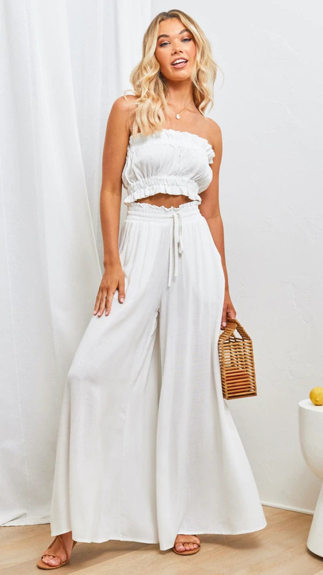 Womens Pants Wide Leg Loose Comfy Lounge Sweatpants With Pockets - 𝓢𝓱𝓸𝓹𝓵𝓮𝓬𝔂