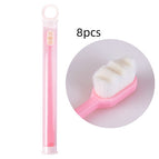 8pcs Wavy pink