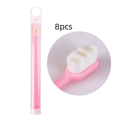 Ultra-fine Toothbrush Super Soft Bristle Deep Cleaning Brush Portable For Oral Care Tools Teeth Care Oral Cleaning Travel - 𝓢𝓱𝓸𝓹𝓵𝓮𝓬𝔂