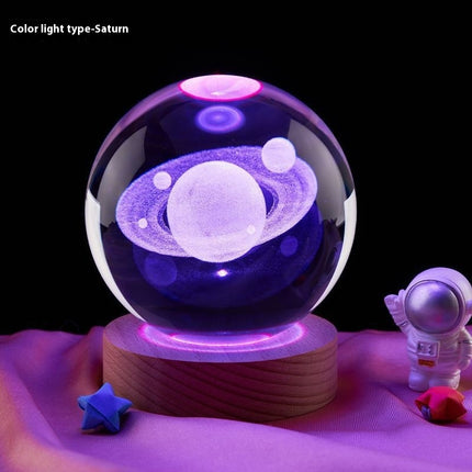 Moon Small Night Lamp Decoration Creative Crystal Ball - 𝓢𝓱𝓸𝓹𝓵𝓮𝓬𝔂