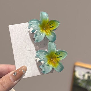 High Sense Plumeria Rubra Seaside Holiday Barrettes - 𝓢𝓱𝓸𝓹𝓵𝓮𝓬𝔂