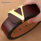 Brown Gold Buckle