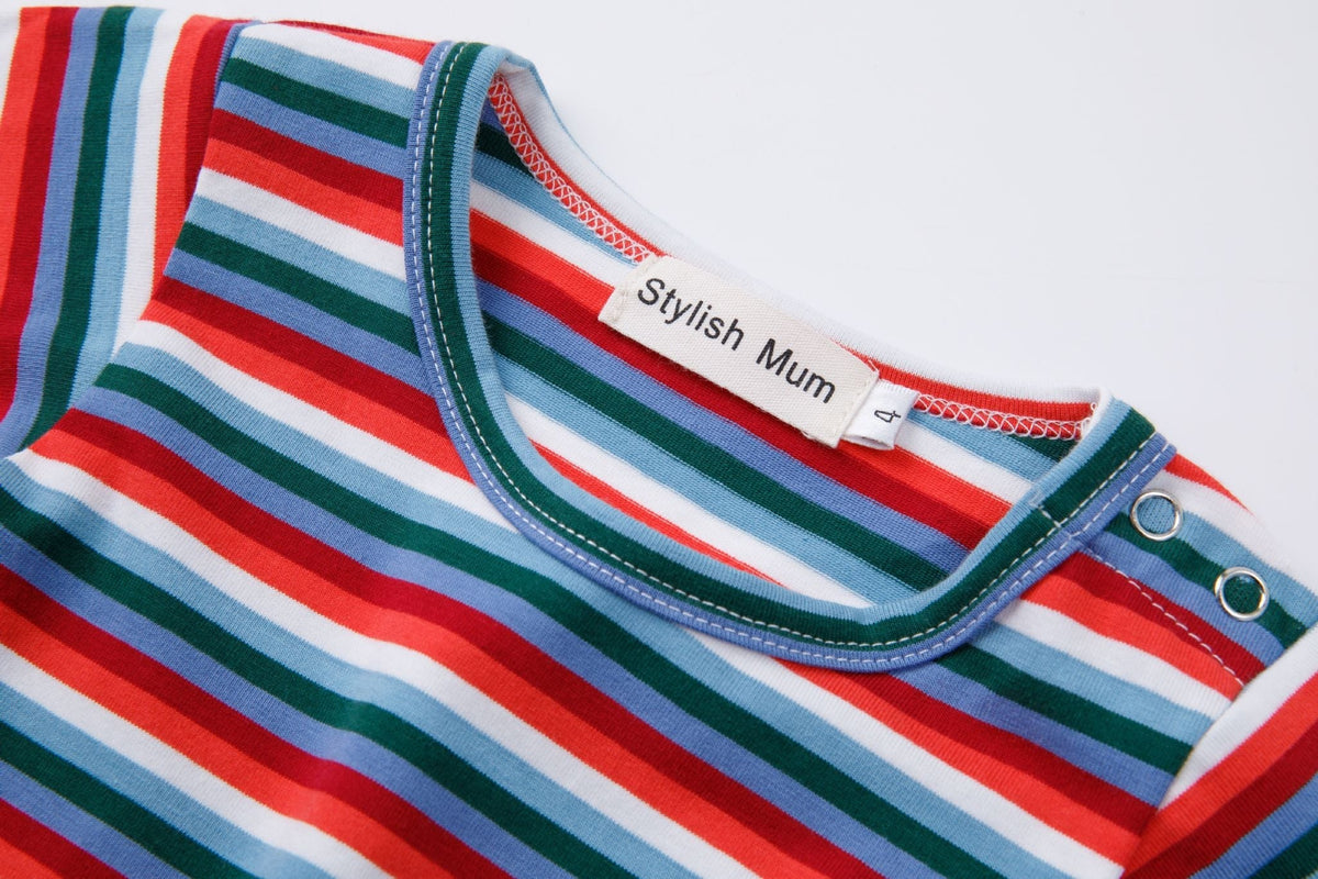 Cara Stripe Cotton Kids Top