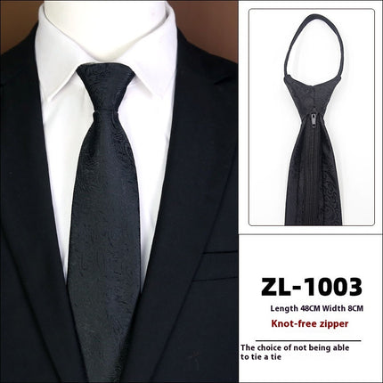 Men's Formal Wear Business Zipper Tie-free - 𝓢𝓱𝓸𝓹𝓵𝓮𝓬𝔂