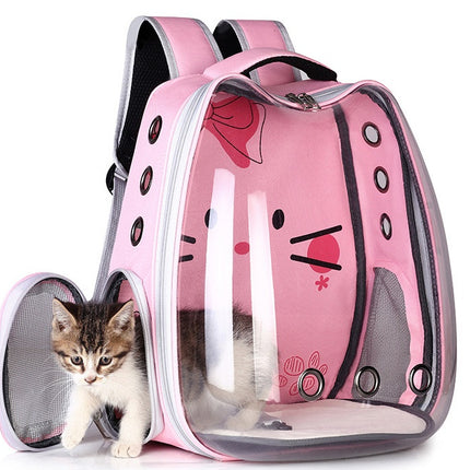 Pet Supplies Pet Backpack Convenient Pet Space Bag Breathable Shoulder Cat Bag Dog Bag - 𝓢𝓱𝓸𝓹𝓵𝓮𝓬𝔂
