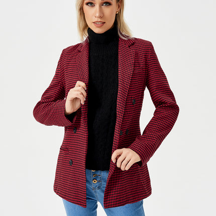 Womens Casual Blazer Jacket  Long Sleeve Work 0ffice Blazer Lapel  Jacket - 𝓢𝓱𝓸𝓹𝓵𝓮𝓬𝔂