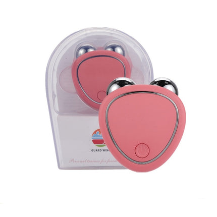 Portable Facial Micro-current Beauty Instrument For Lifting Thinning And Reducing Edema With Double Roller Massager - 𝓢𝓱𝓸𝓹𝓵𝓮𝓬𝔂