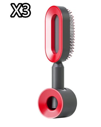 Self Cleaning Hair Brush For Women One-key Cleaning Hair Loss Airbag Massage Scalp Comb Anti-Static Hairbrush - 𝓢𝓱𝓸𝓹𝓵𝓮𝓬𝔂