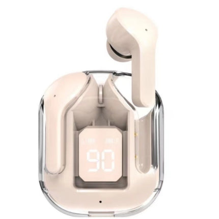 New Mini Transparent Wireless Bluetooth Headset Digital Display ENC Noise Reduction True Wireless Sports Music - 𝓢𝓱𝓸𝓹𝓵𝓮𝓬𝔂